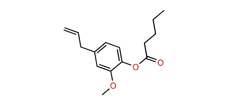 4-Allyl-2-methoxyphenyl pentanoate